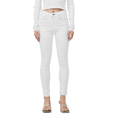 Rag & Bone Womens Nina White High Rise Stretch Denim Skinny Jeans 32 BHFO 6580