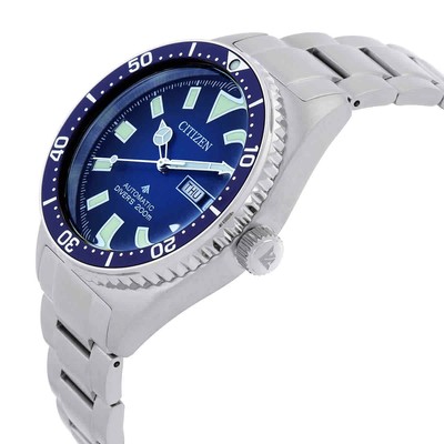 Pre-owned Citizen Promaster Automatic Blue Dial Men's Watch Ny0129-58l