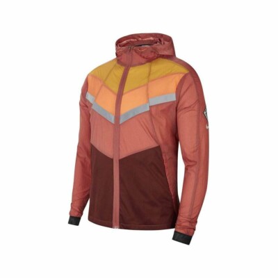 Nike Repel Wild Run Windrunner Running Jacket Red CU5738-652 Men's Size M