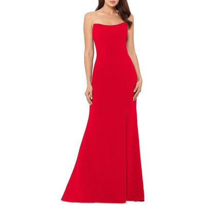 Женское вечернее вечернее платье с разрезом по бокам и без бретелек Aqua BHFO 5883