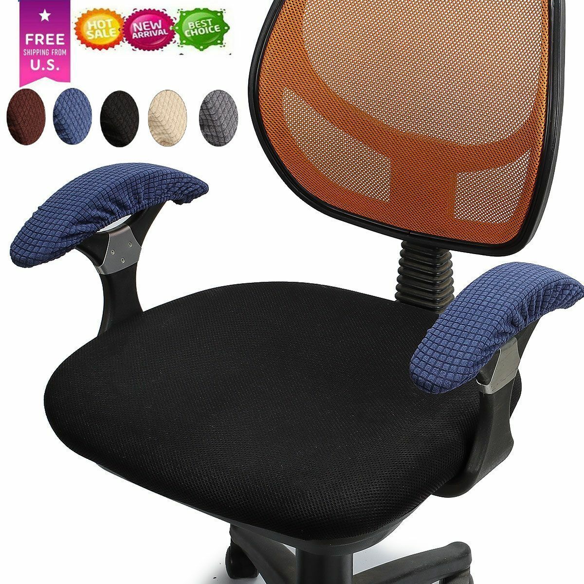 Armrest Covers Elastic Office Chair Elbow Arm Rest Protector Usa