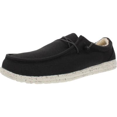 

Черные мужские лоферы без шнуровки Crevo Mens Ronnie Sherpa 11 Medium (D) BHFO 5387, Черный