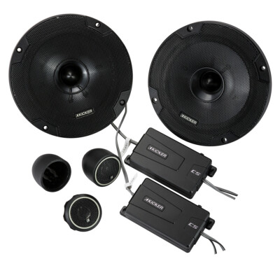 Kicker 46CSS654 CS-Series 6-1/2'' 2-Way Component Speakers