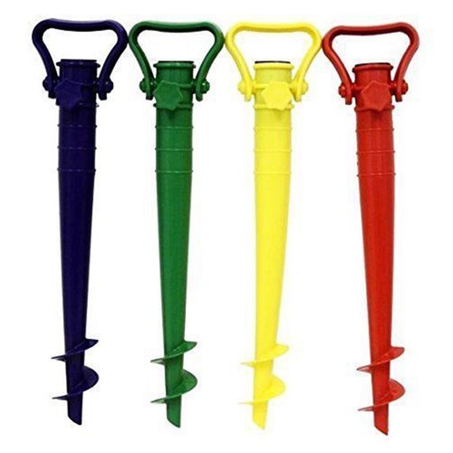 Screw In Parasol Base Adjusted Holder Umbrella Ground Fix Spike