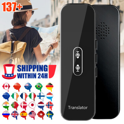 2024 New Language Translator Device Real-time Smart Instant Voice 137+ Languages