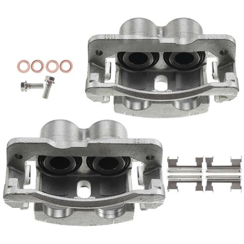 Front Pair(2) Brake Caliper for Chevy Silverado 1500 Avalanche GMC Sierra Yukon