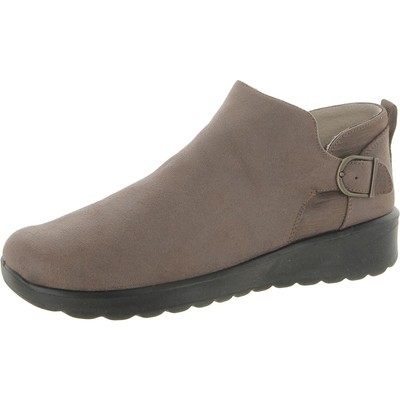 Женские ботильоны-слипоны Bzees Womens Get Together коричневого цвета шириной 10 см (C, D, W) BHFO 2027