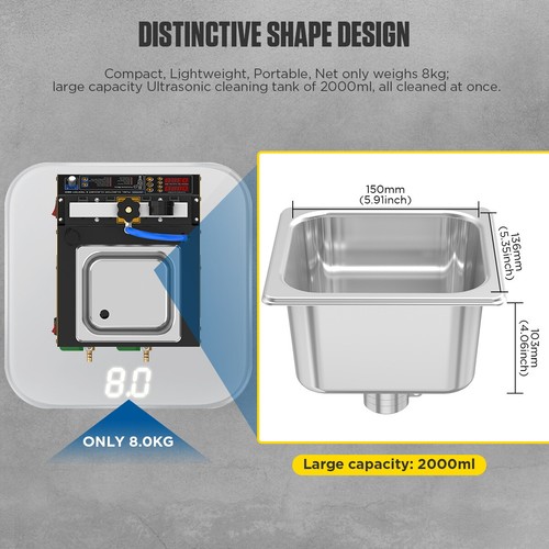 AUTOOL CT160 Car Ultrasonic Fuel Injector Cleaner&Tester Machine Upgrade CT150