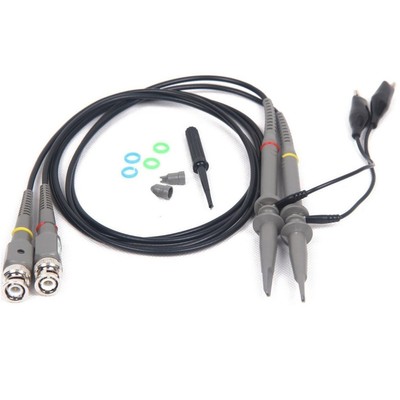 2xP6100 100MHz Oscilloscope Probe 10:1,1:1 Switchable for 