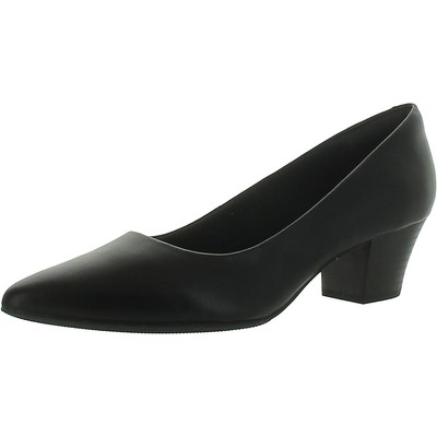 Женские туфли-лодочки Clarks из черной кожи с острым носком, размер 11, средний (B, M), BHFO 3236