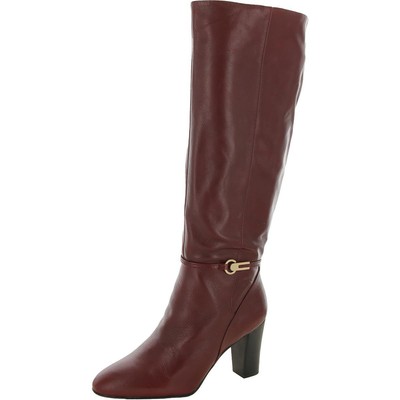 Franco Sarto Womens Palermo Red Tall Knee-High Boots 9.5 Medium (B,M) BHFO 6936