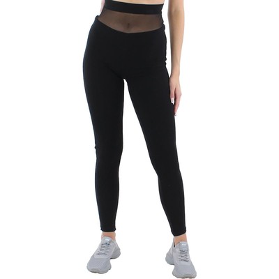 

Женские черные спортивные леггинсы для йоги и фитнеса Naked Wardrobe Athletic  BHFO 9898, Черный