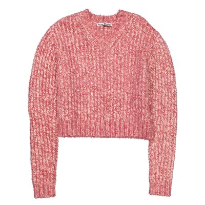 Pre-owned Acne Studios Off White/multi Wool Blender Jumper