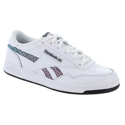

Белые спортивные и тренировочные кроссовки Reebok Womens Club MEMT 10 Medium (B,M) 1567, White/lilac/teal, Club MEMT
