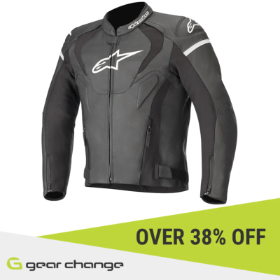 Alpinestars Jaws V3 Motorcycle Leather Jacket Black | eBay