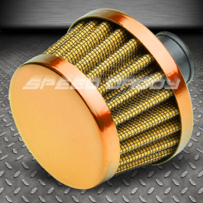 9-МИЛЛИМЕТРОВЫЙ ВЫПУСКНОЙ КЛАПАН КАРТЕРА ВОЗДУХОЗАБОРНОГО КОЛЛЕКТОРА / ДЫХАТЕЛЬНЫЙ ФИЛЬТР С КОНИЧЕСКИМ СЕТЧАТЫМ ФИЛЬТРОМ ЗОЛОТИСТОГО ЦВЕТА