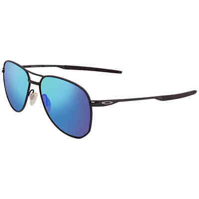 Pre-owned Oakley Contrail Ti Prizm Saphhire Polarized Pilot Men's Sunglasses Oo6050 605004 In Blue