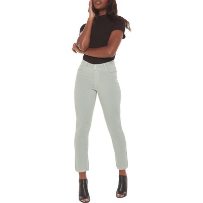 

Lola Jeans Женские джинсы прямого кроя с высокой посадкой Kate и разрезами по кромке, Agua foam, Kate Aqua Foam