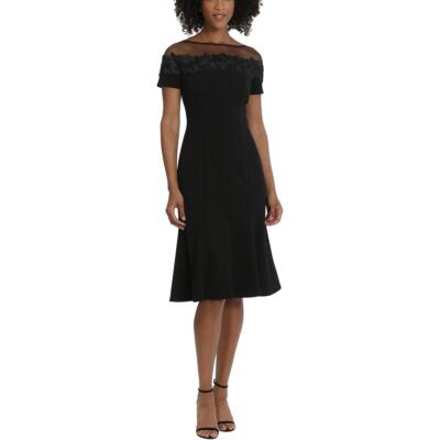 Женское сетчатое платье-футляр Maggy London с цветочной вышивкой BHFO 5419
