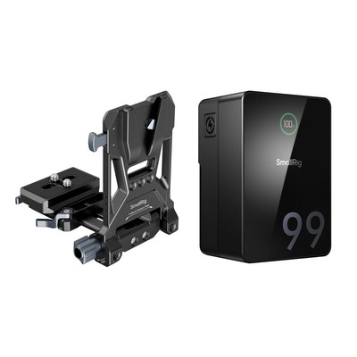 SmallRig VB99 Pro Mini Rechargeable V-Mount Battery with Foldable Battery Plate