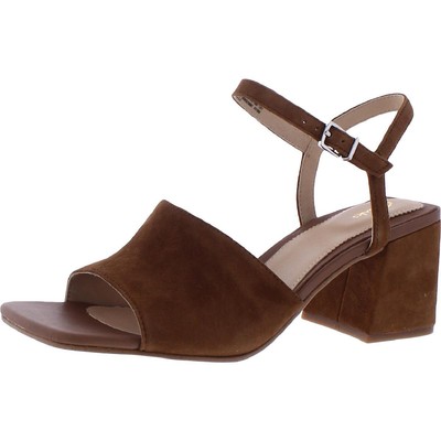 

Женские туфли Clarks Sheer65 с блочным кожаным ремешком на щиколотке и блочным каблуком BHFO 8438, Tan suede, Sheer65 Block