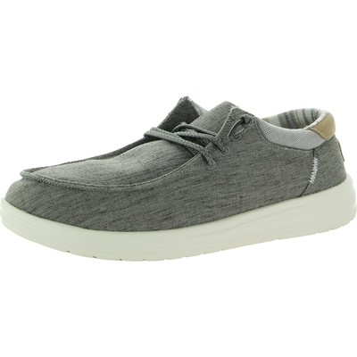 

Женские парусиновые топсайдеры Hey Dude Paul Grey 9 Medium (B,M) BHFO 2345, Chambray grey, Paul