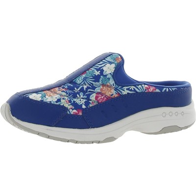 

Женские синие кроссовки-мюли Easy Spirit Travel Time, ширина 7,5 (C,D,W) BHFO 2050, Blue floral, Travel Time