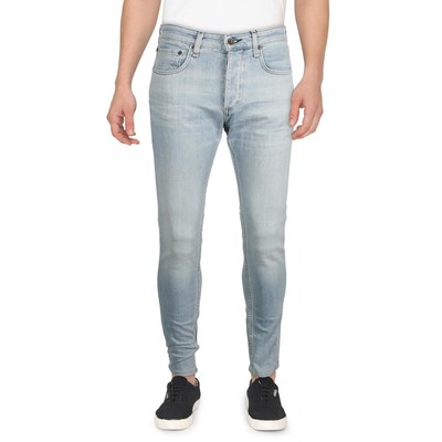 

Синие зауженные джинсы Rag - Bone Mens с низкой посадкой 1 Denim  BHFO 4732, Sonny