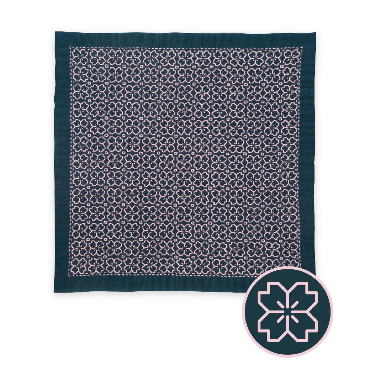 Olympus stamped Hitomezashi Sashiko stitch kit 