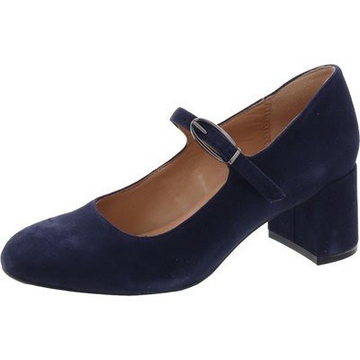 Naturalizer Womens Renny Navy Mary Jane Heels Shoes 6 Medium (B,M) BHFO 4758