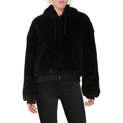 

Женская легкая шуба из искусственного меха Blanc Noir, верхняя одежда BHFO 9046, Черный, BLJ20400