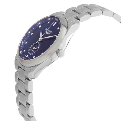 Pre-owned Longines Master Automatic Diamond Blue Dial Men's Watch L29094976