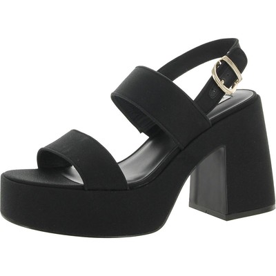 Женские туфли на танкетке Steve Madden Valory с открытым носком и блочным каблуком BHFO 2070