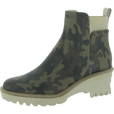 

Dolce Vita Женские Коричневые Ботильоны Huey 7,5 Средний (B,M) BHFO 9022, Camo canvas