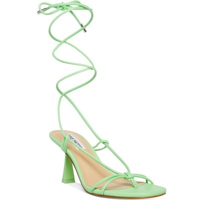 Женские превосходные зеленые туфли-стринги Steve Madden на высоком каблуке 8 средних размеров (B, M) BHFO 0611