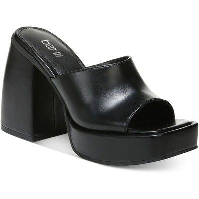 

Bar III Womens Nessa P Slip On Повседневные сандалии на платформе BHFO 4032, Nessa P