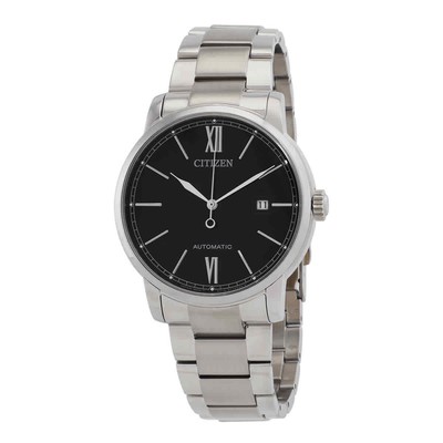 Pre-owned Citizen Automatic Black Dial Watch Nj0130-88e