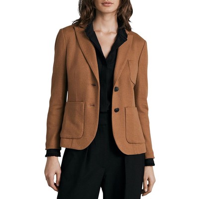 Женский офисный блейзер на двух пуговицах Rag & Bone из шерсти Nancy Brown 10 BHFO 8237