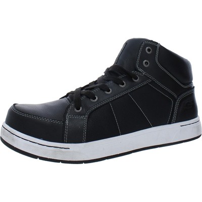 

Skechers Mens Black Safety Work and Safety Shoes Shoes 12 Medium (D) BHFO 3656, Черный