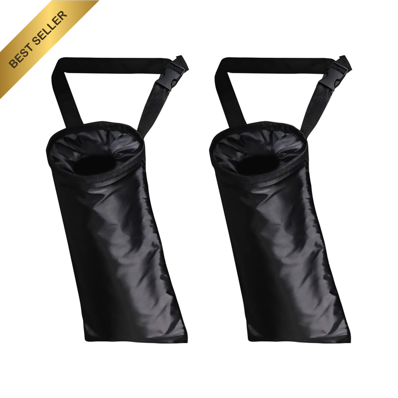 Car Trash Bag, Car Hanging Garbage Bag with Elastic Opening, Portable Waterproof