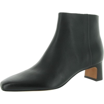 Vince Womens Silvana Black Zip Up Casual Ankle Boots 8.5 Medium (B,M) BHFO 5984