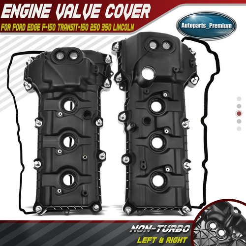 2x Engine Valve Cover w/ Gasket for Ford Edge F150 Transit150 250 350
