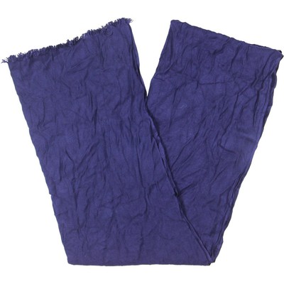 

Женский синий вязаный шарф INC с бахромой, шаль/накидка, O/S BHFO 1442, Navy