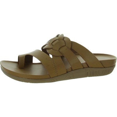 Baretraps Womens JULIANNE Brown Slide Sandals Shoes 8 Medium (B,M) BHFO 7987