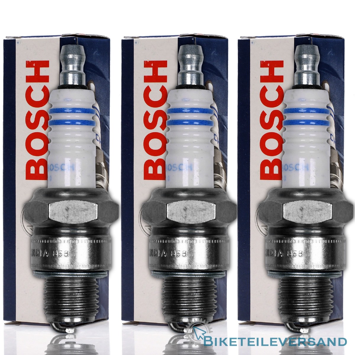 3X BOSCH Zündkerze FR8DPP33+