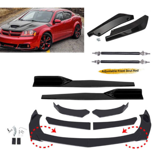Spoiler Splitter Body Side Skirt Rear Lip