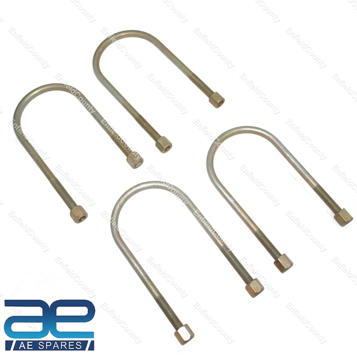 For Suzuki U Bolt With Washers & Nuts 4pc for Leaf Springs Samurai SJ410 SJ413 1986-95 Jimny Sierra