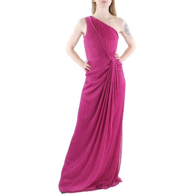 Женское вечернее платье Adrianna Papell Stardust розового цвета металлик 4 BHFO 4262