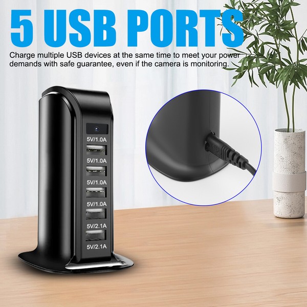 Hidden Wifi Camera Motion Detection Home Security Nanny HD Cam USB Charger Type. - Image 15