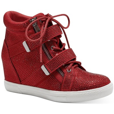 INC Женские повседневные и модные кроссовки Debby Red 5 Medium (B, M) BHFO 5975